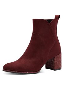Marco Tozzi , Stiefelette , rot , Im eleganten Design