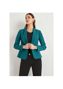 HECHTER PARIS, Unisex, HECHTER PARIS Jackenblazer mit leichter Schulterpolsterung, petrol, 36, Blazer von HECHTER PARIS