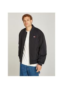 Tommy Jeans Plus , Bomberjacke »TJM ENTRY BOMBER EXT«, Grosse Grössen mit Logopatch , schwarz , Jacke von Tommy Jeans