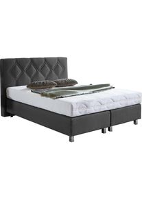 Boxspringbett »Phönix« , grau , Westfalia Schlafkomfort