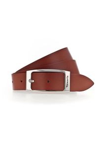 Tamaris , Ledergürtel mit glänzender Schliesse in tollen Basic-Farben , braun