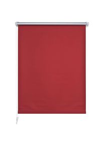 Seitenzugrollo verdunkelnd energiesparend ohne Bohren , rot , Liedeco , Obermaterial: 100% Polyester