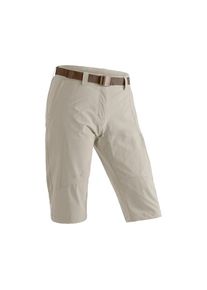 Maier Sports , Caprihose »Kluane«, Damen Shorts, kurze Wanderhose, Outdoorhose mit 2 Taschen, Regular Fit , beige , Klassische Wandercapri für...
