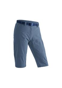 Maier Sports , Damen , Caprihose &raquo;Kluane&laquo; Damen Shorts, kurze Wanderhose, Outdoorhose mit 2 Taschen, Regular Fit , blau , Klassische Wandercapri...