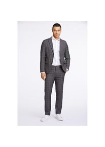 LINDBERGH , Anzug, (2 tlg.), slim fit, in karierter Optik , grau , Moderner, karierter Anzug von LINDBERGH