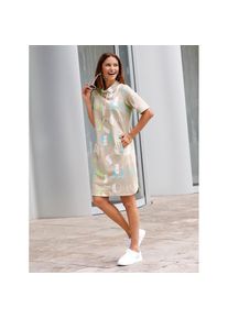 Inspirationen , Sweatkleid »Sweatkleid« , grün , figurschmeichelnder Schnitt