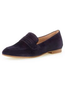 Gabor , Loafer, Slipper,Businessschuh mit dezentem Blockabsatz , blau , Slipper in edler Gestaltung
