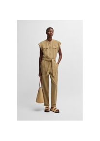 BOSS Orange , Damen , Jumpsuit &raquo;Dridy Premium Damenmode&laquo; mit G&uuml;rtel, Pattentaschen , beige , Overall von BOSS Orange Womenswear