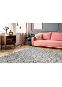 Lederteppich »Ella - Fellteppich« rechteckig 5 mm Höhe 100% Rindsleder, Patchwork-Dessin, Wohnzimmer , bunt , my home , Obermaterial: 100% Rindsleder