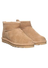 Bearpaw, Unisex, Winterboots &raquo;SHORTY&laquo; Winterstiefel, Schlupfstiefel mit herausnehmbarer Innensohle, beige, 41, Klassische Winterboots mit kurzem 