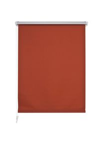 Seitenzugrollo verdunkelnd energiesparend ohne Bohren , orange , Liedeco , Obermaterial: 100% Polyester