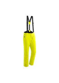 Maier Sports , Damen , Skihose »Joscha Slim« Herren Schneehose mit Hosenträgern, wind/wasserdicht, Slim Fit , gelb , Sportliche Skihose im slim fit