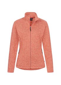 DEPROC Active, Unisex, DEPROC Active Strickfleecejacke &raquo;CALEDONIA WOMEN&laquo; Kontrastreissverschluss, rot, 48 (XL), Modische Strickfleecejacke mit 