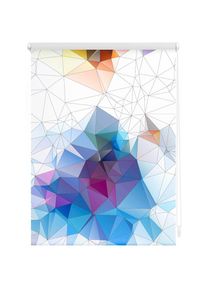 Seitenzugrollo »Klemmfix Motiv Grafik«, Lichtschutz, ohne Bohren, freihängend, bedruckt , bunt , LICHTBLICK ORIGINAL