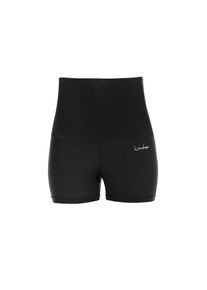 WINSHAPE, Unisex, Hotpants &raquo;Functional Power Shape HWL502&laquo; High Waist Hot Pants, schwarz, XS, Normalgr&ouml;ssen, High-Waist-Hot Pants mit leichtem 