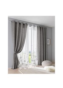 Gardine, (1 St.) , grau , HEINE HOME