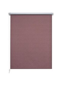 Seitenzugrollo »Klemmfix-Thermo-Rollo Bambus Optik« verdunkelnd energiesparend ohne Bohren , braun , Liedeco , Obermaterial: 100% Polyester