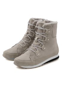 Vivance , Stiefelette, mit Warmfutter, Winterstiefel, Stiefel, Boots VEGAN , grau , Mit kuscheligem Warmfutter - besonders bequem & komfortabel