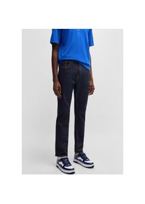HUGO Blue , Slim-fit-Jeans »Ash«, mit Stone-washed-Finish , blau , Slim-Fit Jeans für eine betonte Figur und schlanke Silhouette