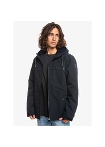 Quiksilver , Damen , Parka »Waiting Period« , schwarz , Stoff: Polyester-Leinwandgewebe