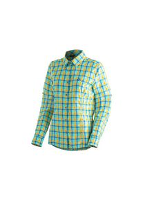Maier Sports, Unisex, Funktionsbluse &raquo;Nanni&laquo; Unisex Bluse, langarm Karobluse f&uuml;r Outdoor und Freizeit, pastellgelb, 46, Karierte Langarm-Bluse f&uuml;r 