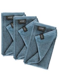 Schöner Wohnen Kollektion Gästehandtücher »Sense«, (3 St.) , blau , SCHÖNER WOHNEN-KOLLEKTION