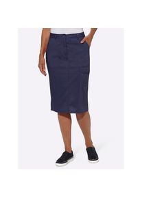 Casual Looks , Cargorock , blau , Baumwoll-Qualität
