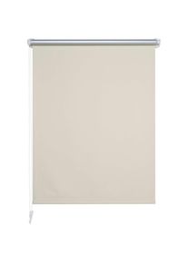 Seitenzugrollo verdunkelnd energiesparend ohne Bohren , beige , Liedeco , Obermaterial: 100% Polyester