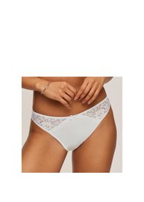 Nuance, Unisex, Slip aus weichem Microtouch-Material mit Spitzeneins&auml;tzen, Basic, wei&szlig;, 44/46, Femininer Slip in klassischer Schnittform