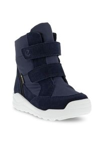 Ecco, Herren, Snowboots &raquo;Winterstiefel URBAN MINI&laquo; , Winterboots, Klettstiefel, Winterstiefel mit Klettriemchen, GORE-TEX, nachtblau, 27, Mit 