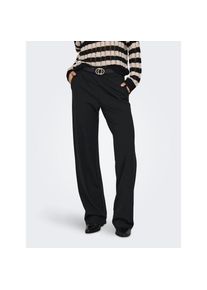 Only, Unisex, Only Anzughose &raquo;ONLPOPTRASH LIFE MW STRAIGHT PANT PNT&laquo;, schwarz, L (40), L&auml;nge 30, Gepflegte Hose von Only
