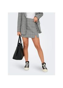 Only , Minirock »ONLCAROL LIFE CHECK SLIT SKIRT CC TLR« , schwarz , Karierter Minirock von Only