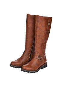 Remonte, Unisex, Winterstiefel , Blockabsatz, Langschaftstiefel, Wechselfussbett, XL-Schaft, braun, 40, XL-Schaft, Klassischer Stiefel mit dezenter 