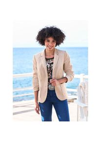 Heine , Jackenblazer »Cord-Blazer« , beige , formgebende Wiener Nähte