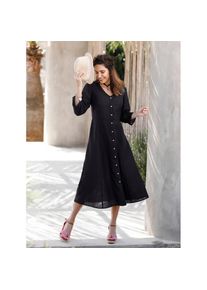 Classic Basics, Unisex, Trachtenkleid &raquo;Trachtenkleid&laquo;, schwarz, 44, Normalgr&ouml;ssen, Leinen-Optik