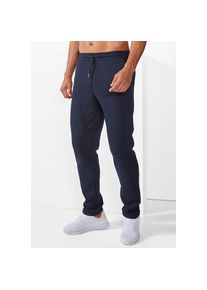 Bruno Banani , Sweathose, Jogginghose aus schöner Strukturware , blau , Bruno Banani Relaxhose