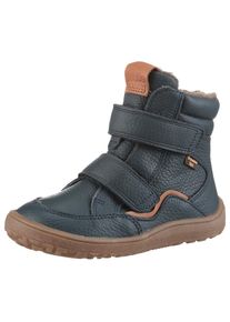 froddo , Barfussschuh »BAREFOOT TEX WINTER«, Klettschuh, Winterstiefel mit TEX-Membrane , blau , Winterstiefel mit wasserabweisender TEX-Membrane