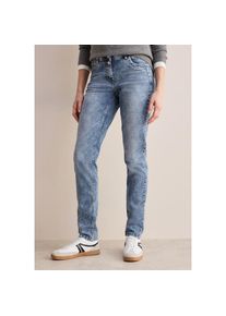 Cecil, Unisex, Slim-fit-Jeans &raquo;Style Scarlett&laquo; in leichter Moonwashed-Optik, authentic used wash, 31, L&auml;nge 30, Casual Fit Jeans von Cecil