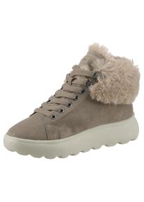 Geox, Unisex, Winterboots &raquo;D SPHERICA&laquo; High Top Sneaker, Schn&uuml;rboots, Winterboots mit Plateausohle, taupe, 36, Winterboots mit Schn&uuml;rung und sportiver