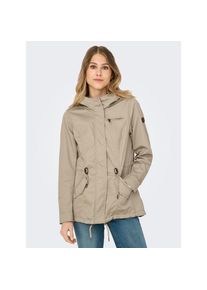 Only , Parka »ONLLORCA CANVAS PARKA CC OTW«, mit Kapuze, mit Kapuze , beige , Einfarbiger Kurzparka von Only