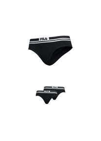 Fila, Unisex, Slip &raquo;WOMAN BRIEF&laquo; 2er Pack, mit elastischem Bund, schwarz, S, Unisexunterhose von Fila