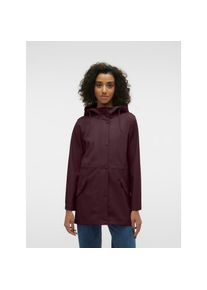 Véro Moda Vero Moda , Regenjacke »VMMALOU COATED JACKET«, mit Kapuze , rot , Lässiger Parka von VERO MODA