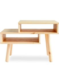Couchtisch »Hako« Vierbeiniger Couchtisch mit zwei Stauräumen , braun , Karup Design