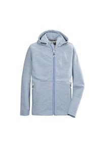 Killtec , Kinder , Strickjacke »KOS 72 BYS SWT FLX JCKT« , blau , Powerstretchjacke mit Kapuze