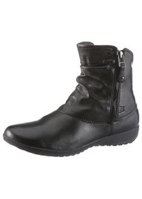 Josef Seibel, Unisex, Stiefelette &raquo;Naly 24&laquo; Reissverschluss Stiefel, Winterstiefelette mit zwei Reissverschl&uuml;ssen, schwarz, 36, Seitlicher 