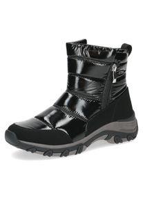 Caprice , Damen , Winterboots , Keilabsatz, Snowboots, Stiefelette, Outdoorschuh in bequemer Form , schwarz , Kurz-Stiefelette mit Reissverschl&uuml;sse...