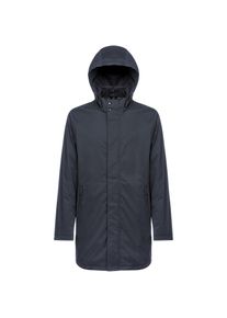 Geox , Parka »AURELIO« mit Kapuze mit abnehmbarer Kapuze, Reissverschlusstaschen, verdeckter Verschluss , blau , Parka von Geox