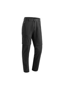 Maier Sports, Unisex, Outdoorhose &raquo;Tajo Zip Loop&laquo; Unisex Wanderhose, Zip-Off Funktionshose, 4 Taschen, Regular Fit, schwarz, 31, Kurzgr&ouml;ssen, 