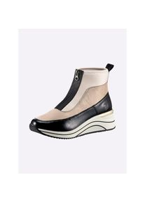 Remonte , Stiefelette , schwarz-weiss , Weite H
