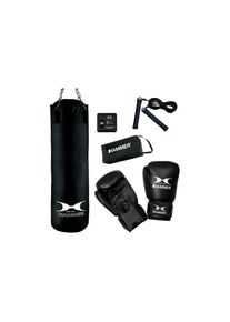 HAMMER , Boxsack »Chicago, 100 cm«, (Box-Set mit Boxsack und Handschuhen) , schwarz